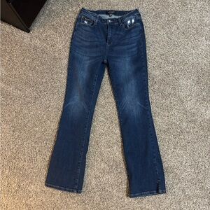 Judy Blue Women's Size 11/30 High Waist Slim Bootcut Jeans Dark
